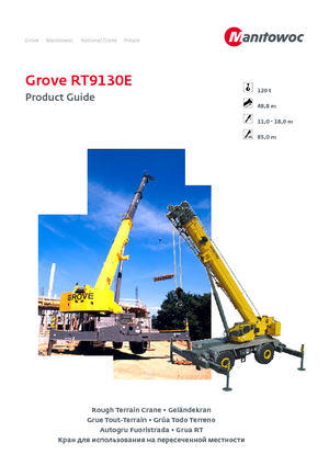 Grúas  RT Grove RT 9130 E (4x4x4)