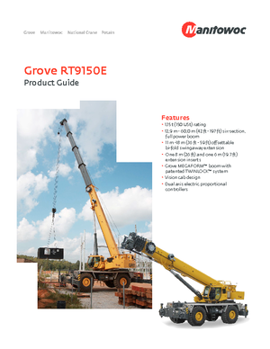 Grúas  RT Grove RT9150E