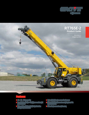 Grúas  RT Grove RT765E-2