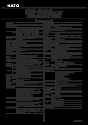 Grúas  RT Kato SR-300 LX