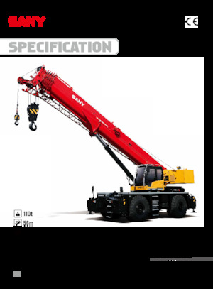 Grúas  RT Sany SRC1100T