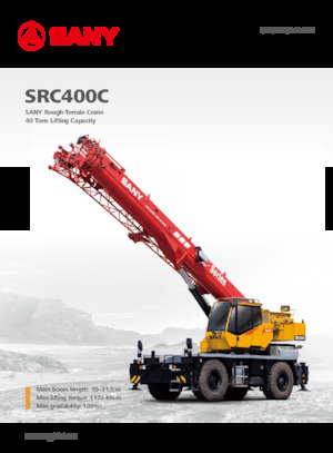 Grúas  RT Sany SRC400C