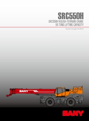 Grúas  RT Sany SRC550H