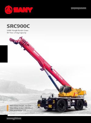 Grúas  RT Sany SRC900C
