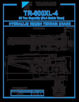 Grúas  RT Tadano TR-600XL-4