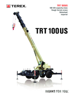 Grúas  RT TEREX CRANES TRT 100US
