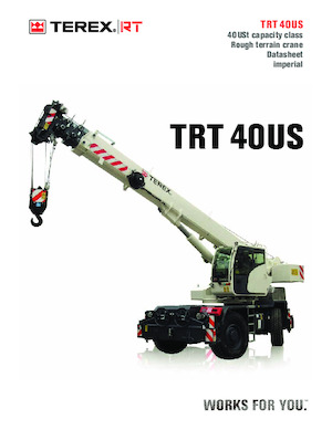 Grúas  RT TEREX CRANES TRT 40US