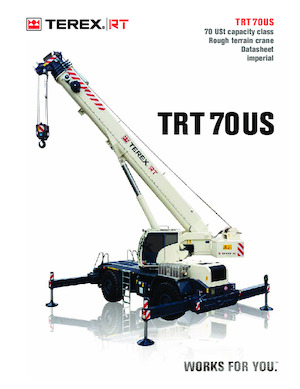 Grúas  RT TEREX CRANES TRT 70US