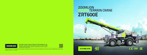 Grúas  RT Zoomlion ZRT600E