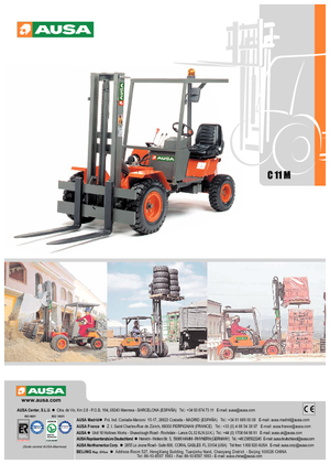 Carretillas elevadoras todo terreno Ausa C 11 M