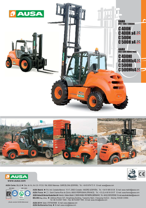 Carretillas elevadoras todo terreno Ausa C 500 H
