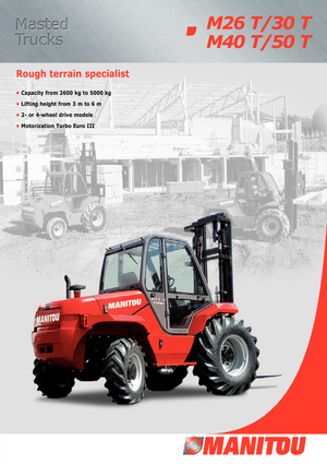 Carretillas elevadoras todo terreno Manitou M 50.4