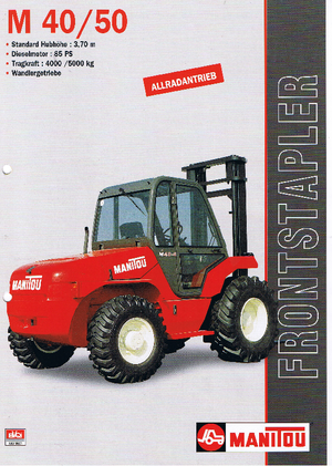 Carretillas elevadoras todo terreno Manitou M 40.4