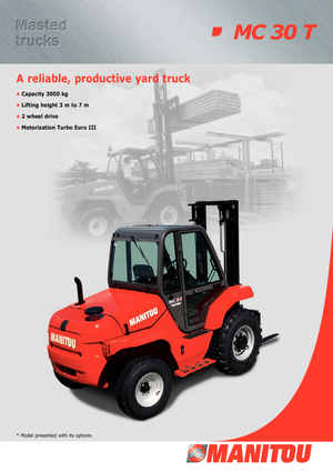 Carretillas elevadoras todo terreno Manitou MC 30