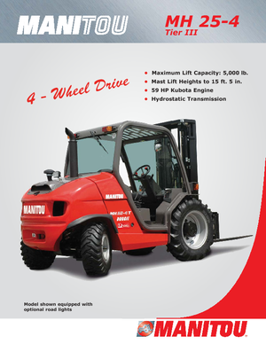 Carretillas elevadoras todo terreno Manitou MH 25-4T Buggie