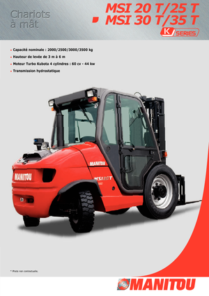 Carretillas elevadoras todo terreno Manitou MSI 35 T Buggie