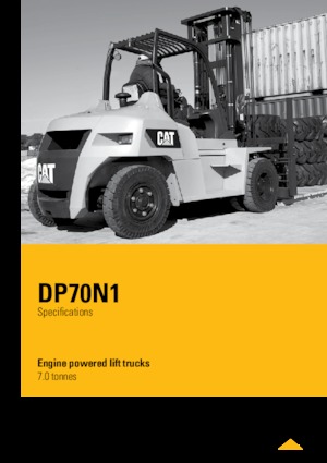 Carretillas elevadoras diesel Caterpillar DP70N1