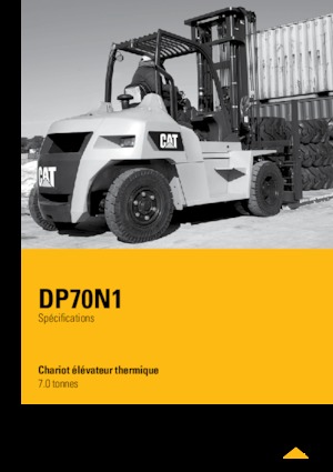 Carretillas elevadoras diesel Caterpillar DP70N1