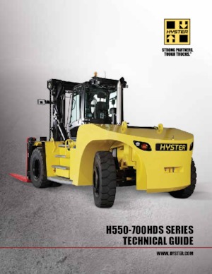 Carretillas elevadoras todo terreno Hyster H550HDS