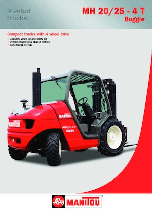 Carretillas elevadoras todo terreno Manitou MH 20-4 T Buggie