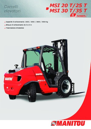 Carretillas elevadoras todo terreno Manitou MSI 25 T