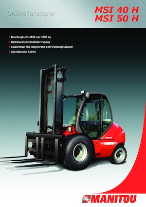 Carretillas elevadoras todo terreno Manitou MSI 50 H