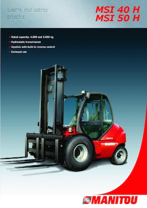 Carretillas elevadoras todo terreno Manitou MSI 50 H