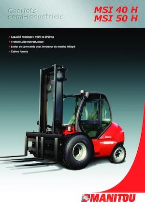 Carretillas elevadoras todo terreno Manitou MSI 50 H