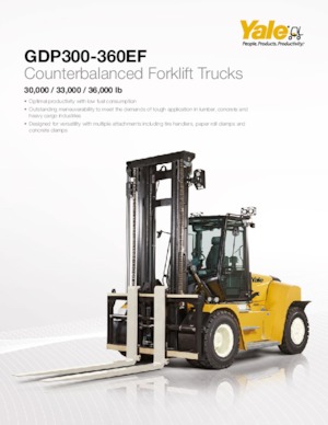 Carretillas elevadoras todo terreno Yale GDP360EF