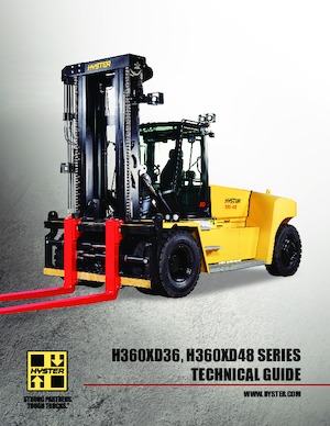 Carretillas elevadoras todo terreno Hyster H360XD48