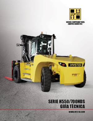 Carretillas elevadoras todo terreno Hyster H550HDS