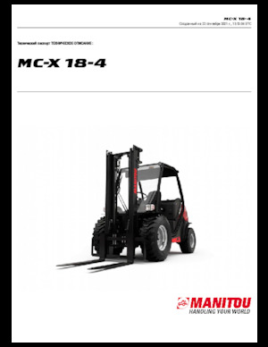 Carretillas elevadoras todo terreno Manitou MC 18-4