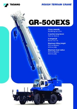 Grúas  RT Tadano GR-500EXS