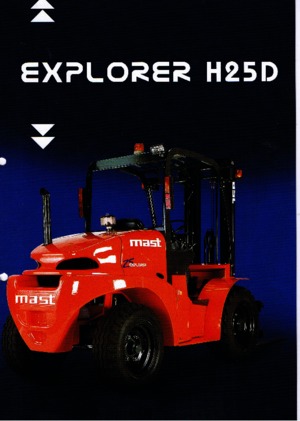 Carretillas elevadoras todo terreno Mast Explorer H 25 D