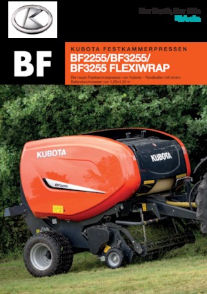 Rotoempacadoras Kubota BF2255 SC 14