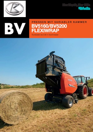 Rotoempacadoras Kubota BV5160 SC 14