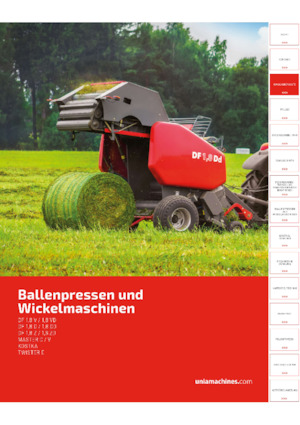 Rotoempacadoras Unia DF 1.7 Z 