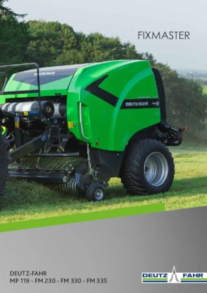 Rotoempacadoras DEUTZ-FAHR FixMaster 335