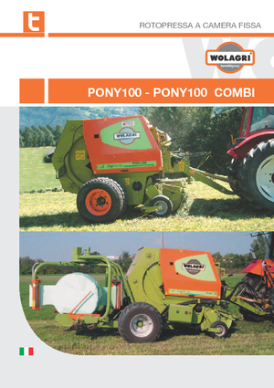 Rotoempacadoras Wolagri Pony 100 Combi