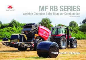 Rotoempacadoras Massey Ferguson RB 4160V Protec