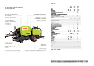 Rotoempacadoras Claas Rollant 374 RC Pro