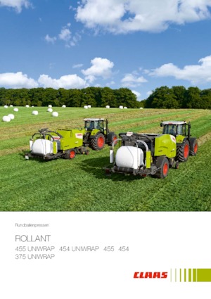 Rotoempacadoras Claas Rollant 455 RC Uniwrap 