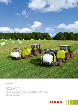 Rotoempacadoras Claas Rollant 455 RC Uniwrap 