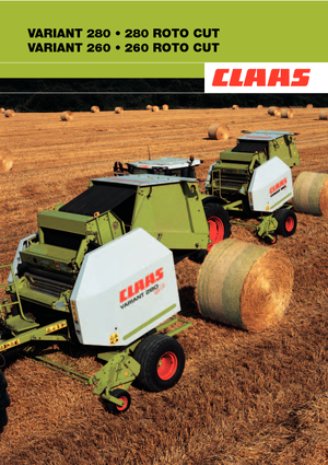 Rotoempacadoras Claas Variant 260