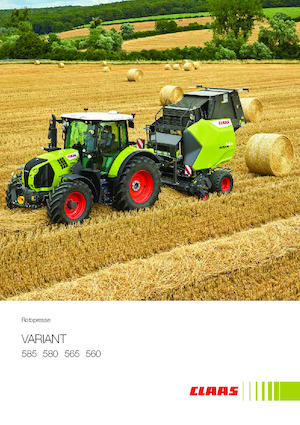 Rotoempacadoras Claas Variant 560 RF