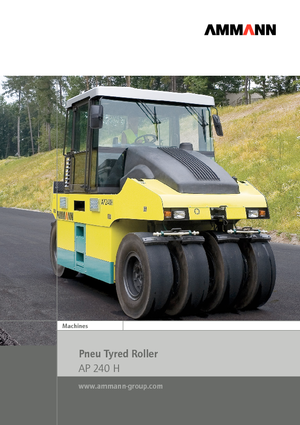 Rodillos de neumáticos Ammann AP 240 H