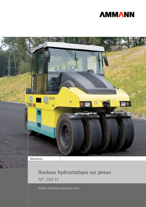 Rodillos de neumáticos Ammann AP 240 H
