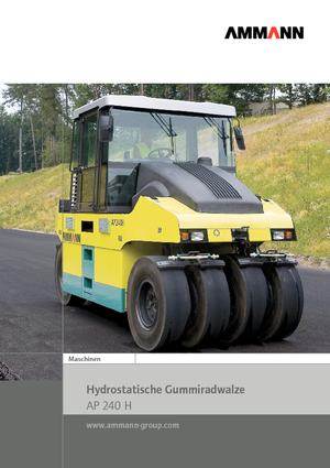Rodillos de neumáticos Ammann AP 240 H