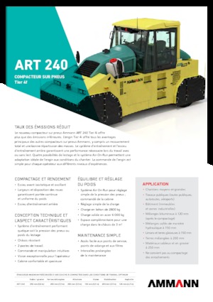 Rodillos de neumáticos Ammann ART 240