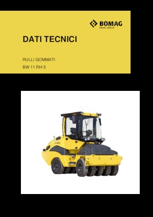 Rodillos de neumáticos Bomag BW 11 RH 5